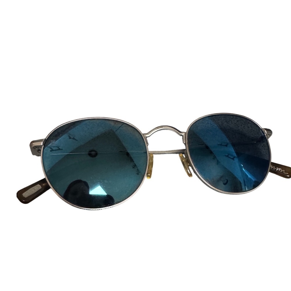 Raen Benson sunglasses matte rootbeer smoke blue Mirror lenses